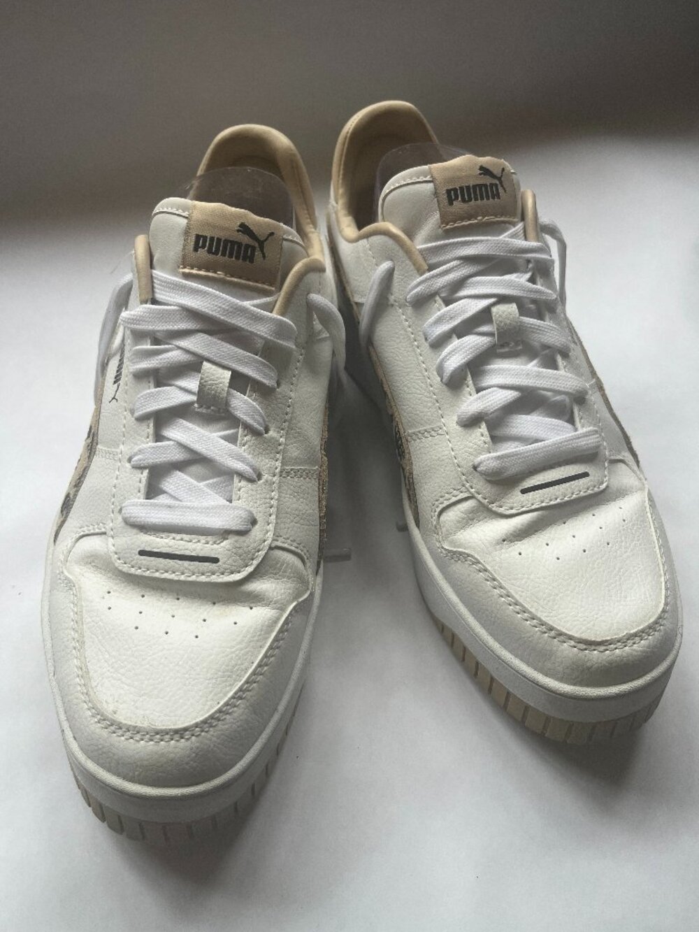 Puma Platform Sneakers - white with animal stripe